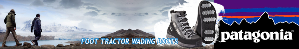 Patagonia Foot Tractor Wading Boots, Narwhal Grey