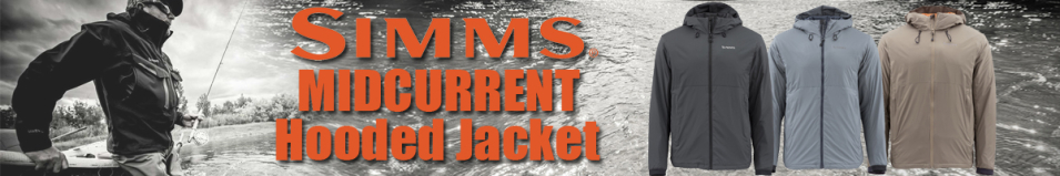 Simms MidCurrent Hooded Jacket Raven