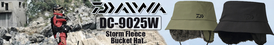Daiwa DC-9025W Storm Fleece Bucket Hat [Black]