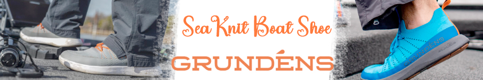 Grundens Women's SeaKnit Boat Shoe, Arctic Ice