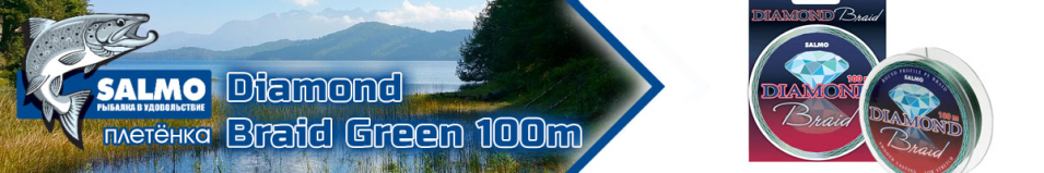 Salmo Diamond Braid Green 100m