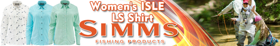 Simms Women's Isle LS Shirt, Dragon Fly White
