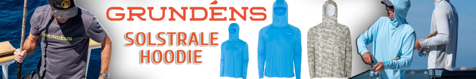 Grundens Solstrale Hoodie, Coastal Blue