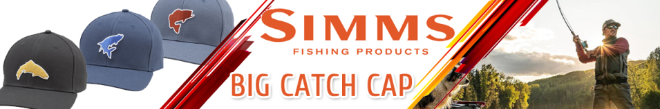 Simms Big Catch Cap, Carbon