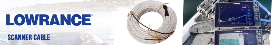 Lowrance Scanner cable, 20m (65.5ft) for HALO dome radars (000-14549-001)
