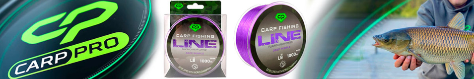 Carp Pro Fluorocarbon Coated Deep Purple 1000м (CP5010)