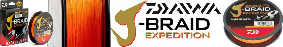 Daiwa J-Braid Expedition × 8A 150m Orange