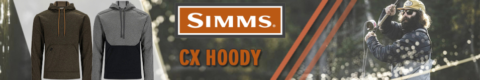 Simms CX Hoody, Steel Heather/Black Heather