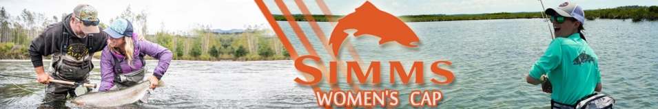 Simms Women's Bass Icon Trucker, Black