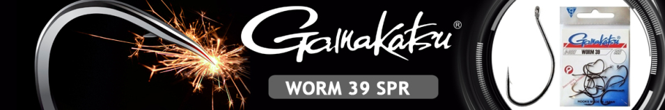 Gamakatsu Hook Worm 39 (SPR) Black