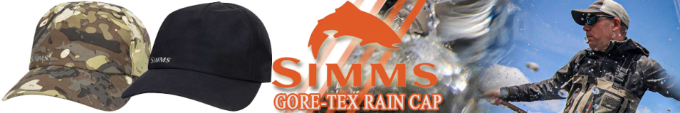 Simms Gore-Tex Rain Cap, Black