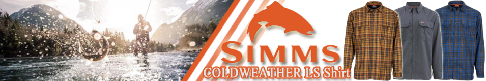 Simms Coldweather LS Shirt, Dark Bronze Admiral Plaid