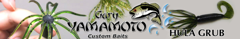Gary Yamamoto Hula Grubs SingleTail 12.8