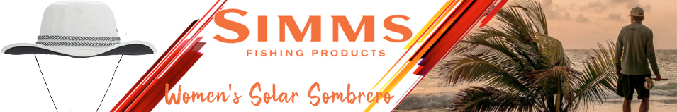 Simms Women's Solar Sombrero, Sterling