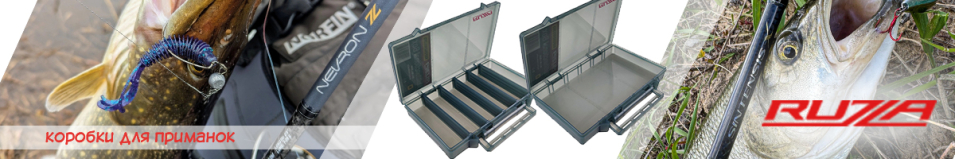 Ruzza Коробка для приманок 250x165x36мм 5 съемных перегородок