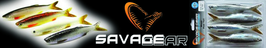 Savagear LB 3D Bleak Real Tail 8 3g 5pcs