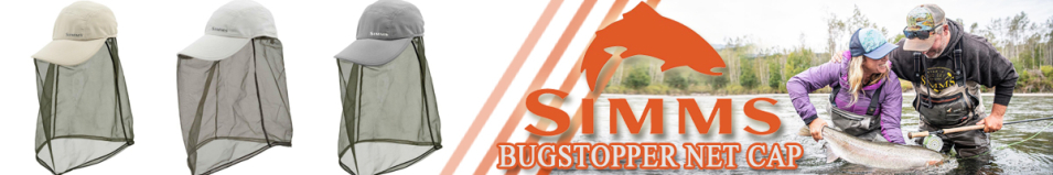 Simms Bugstopper Net Cap Gunmetal
