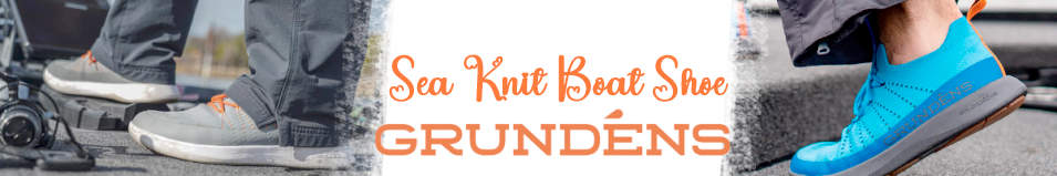 Grundens Women's Sea Knit Boat Shoe, Anchor