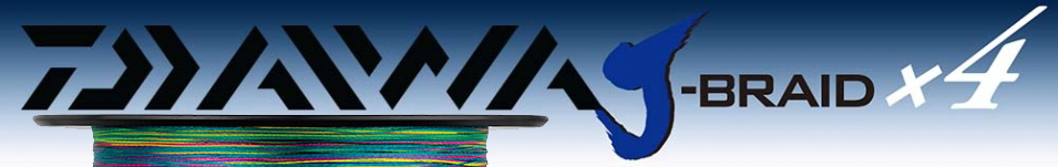 Daiwa J-Braid X4E 300m Multi Color