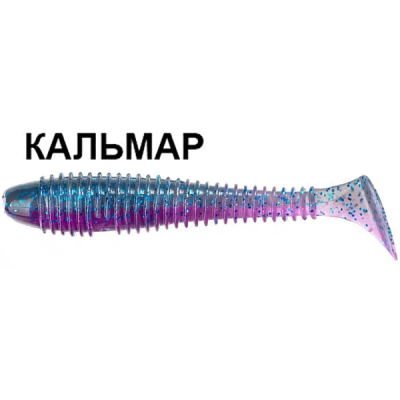 Силиконовая приманка Crazy Fish Vibro Fat 4" 15-100-97d-6 кальмар цв. 97D