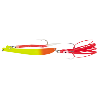 Пилькер Bottom Strike BiColor Pilk 400g #1 Fl.Yel-Fl.Or/GLOW #10/0
