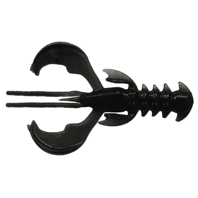 Силиконовая приманка Pike Hunter Yabby 1,5" цв. #009 Black (10 шт)