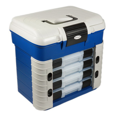 Ящик Nautilus 501 Super Tackle Box With Ergonomic Seat Blue-Grey*