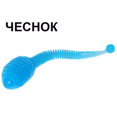 Мягкая приманка Boroda Baits Antares Medium цв. Голубой, аттр. Чеснок, 7 шт./уп.