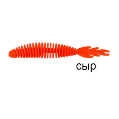 Мягкая приманка MF_pro Ribs swim 3.15" - 8см. Orange - оранжевый Сыр