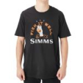 Футболка Simms Cheers Fish It Well T-Shirt, Black, S