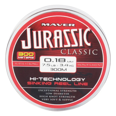 Леска Maver Jurassic Classic 300m 0.23mm 10.8LB (F423)