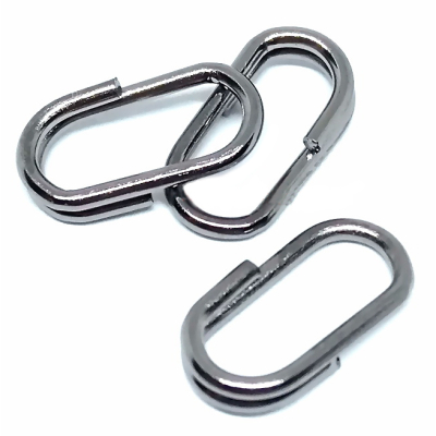 Кольца заводные овальные Nickel 13mm 18kg (5шт.) Kosadaka 1215N-13
