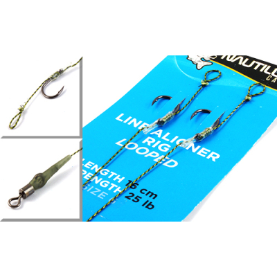 Оснастка волосяная Nautilus Line Aligner Rig 16см 25lb #6