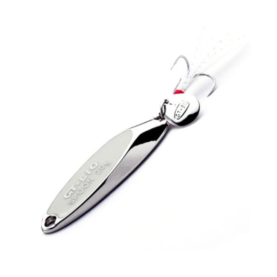 Блесна GT-BIO Super Bevel 10гр, серебро+люминисцентный  GT-32T