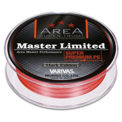 Шнур плетеный Varivas Master Limited Premium PE 75m - #0.175 (Orange)