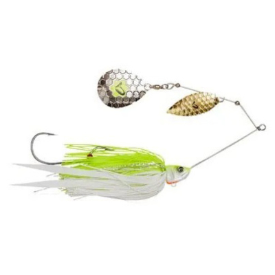 Спиннербейт Savage Gear Da-Bush 180 Sinking цв. Yellow White Silver