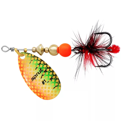 Блесна вращающаяся Sprut Alba Ball System Spinner #2 (5,5g/GP)