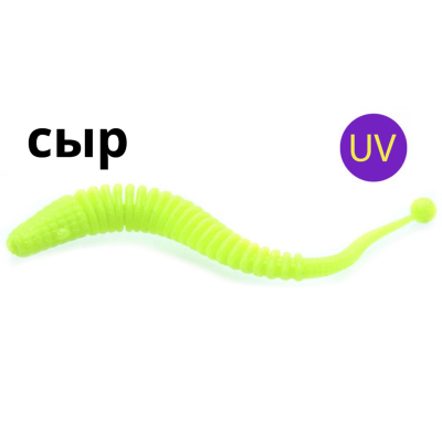 Силиконовая приманка Zombie Disco (Диско) цвет Шартрез (Chartreuse) UV