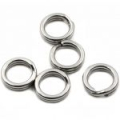 Заводное кольцо Namazu RING-A, цв. Cr, р. 7 ( d=5,6 mm), test-8 кг (уп.10 шт)