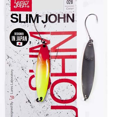 Блесна колеблющаяся Lucky John Slim John 37мм 2.5гр. цв. 028