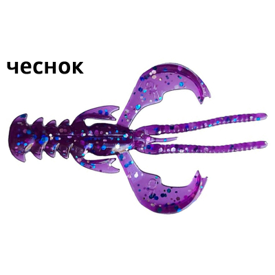 Силиконовые приманки Crazy Fish Nimble 1.2" 76-30-98-5 чеснок цв. Space