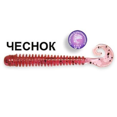 Силиконовая приманка Crazy Fish Active Slug 2-7.1-13-5 чеснок цв. purple pepper
