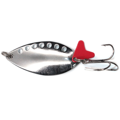 Блесна колеблющаяся Namazu Long Hole 14гр. цвет 01 (серебро)