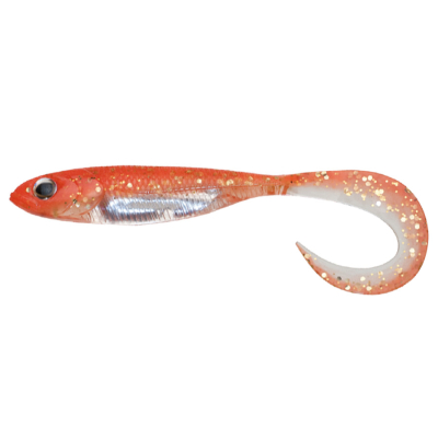 Мягкие приманки Fish Arrow Flash J Grub 3" SW #121 - GLOW ORANGE/SILVER