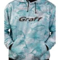 Толстовка голубая Graff (231-BL-14) р-р S