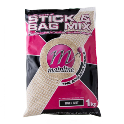 Прикормка Mainline Pro-Active Stick & Bag Mix 1кг Tigernut  (тигровый орех)