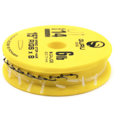 Поводок готовый GURU SMWG Speed Stop Rig 15&quot; №12 0,19мм 8шт