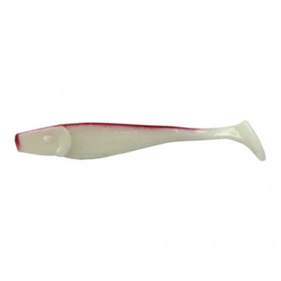 Силиконовая приманка Mann's Billy 100 цв. белый с огнен спин (упак 8шт) Billy100_30