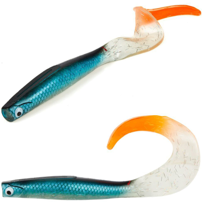 Силиконовая приманка Lucky John 3D BBS Series Kubira Fire Tail 9,0" (22,86)/PG44 1шт.