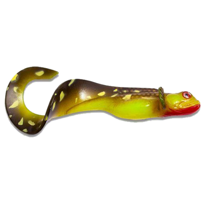Силиконовая приманка KanalGratis Nettel Juvenile 190мм 25гр цвет: Hot Pike, (уп./2шт.), (NJ-HOTPIKE-02)
